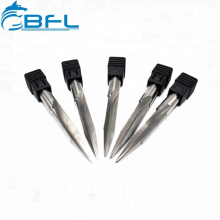 BFL Carbide 3 Side Milling Engraving Cutter Tool , CNC Engraving End Mill Uncoated